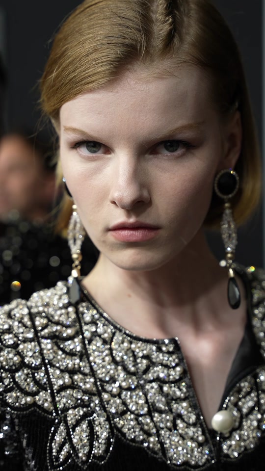 Giorgio Armani, Backstage, Fashion Week. Film by Daria Basova